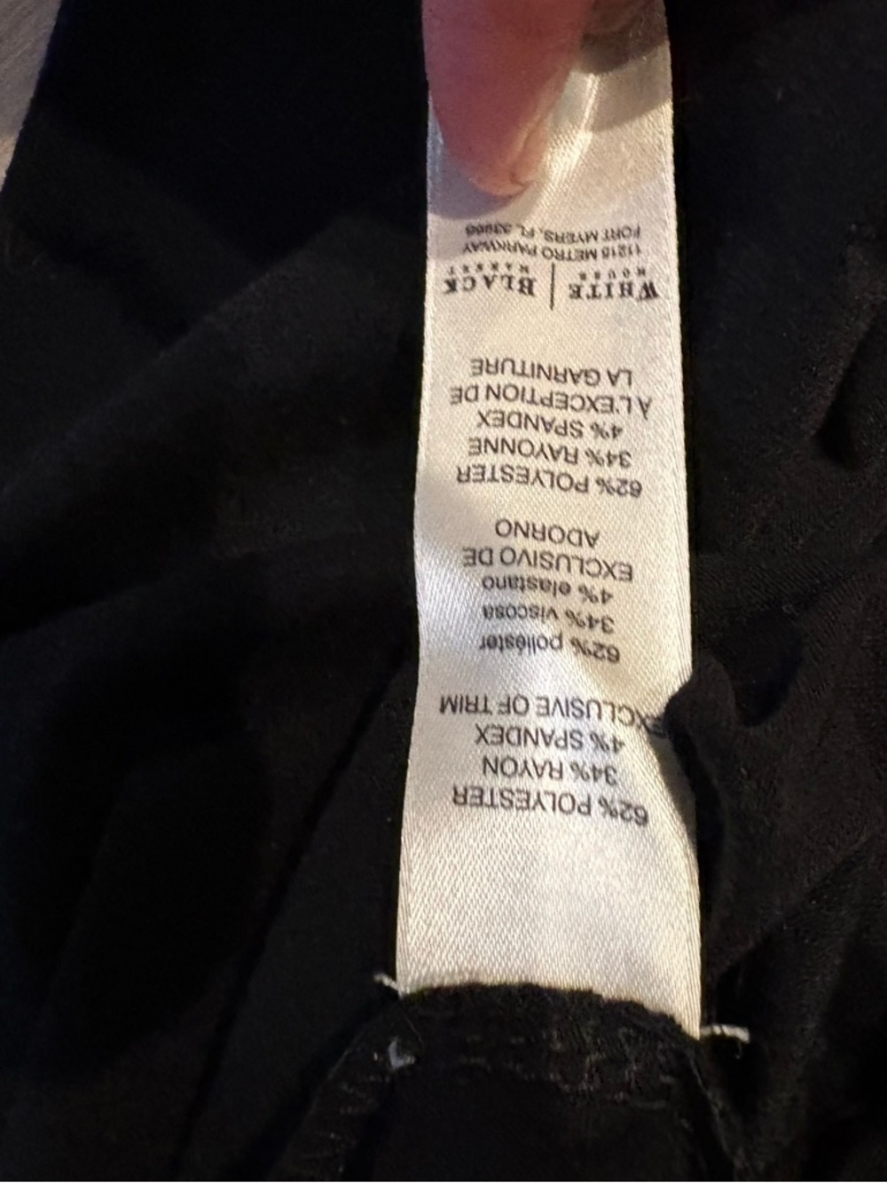 White House black market long sleeve lace up top new nwt - Picture 4 of 5
